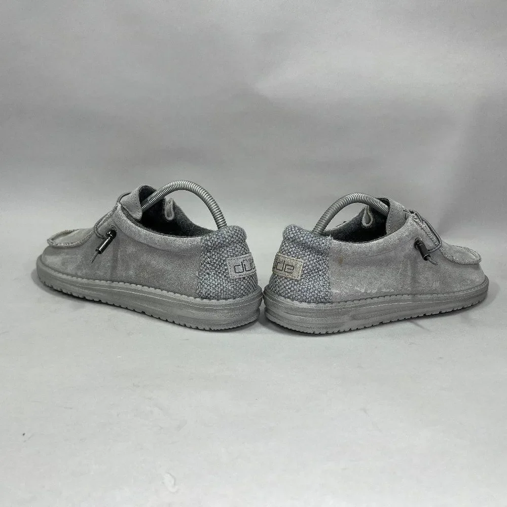 Hey‎ Dude Men's Size 9 Wally Ash Suede Slip On Shoes